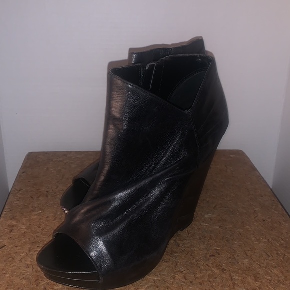 Carlos Santana Wedge Bootie Size 9.5 Black - Picture 8 of 11